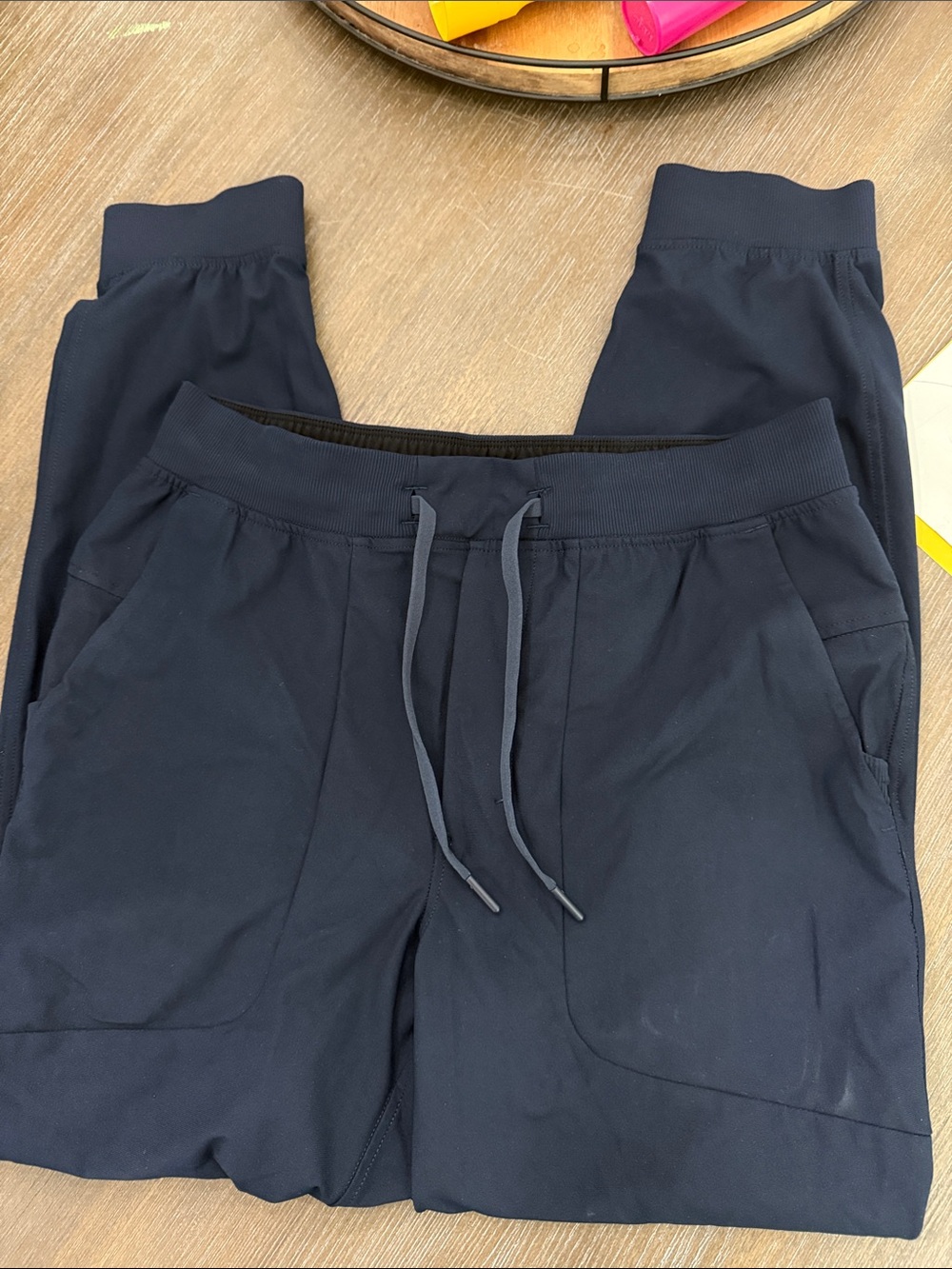 lululemon athletica Men's Dark Navy Drawstring Joggers